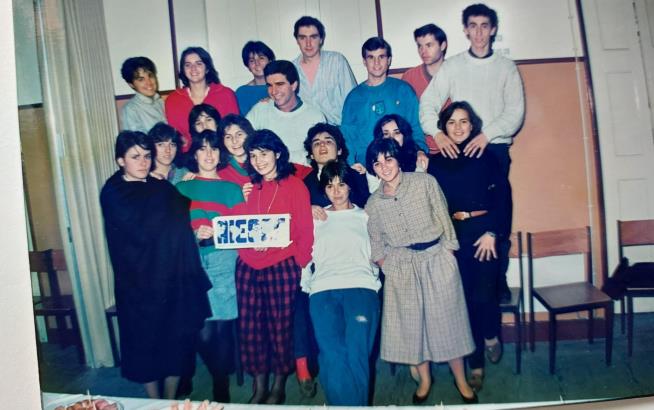 Com membros do polo UMinho da AIESEC (Associação Internacional de Estudantes de Ciências Económicas e Comerciais)